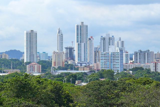 The skyscrapers of the new Panama.